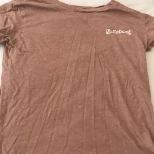 light pink billabong tee